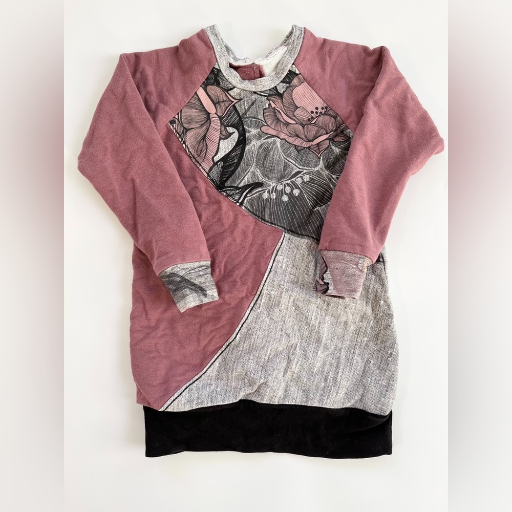 Handmade Floral Patchwork Long Sleeve Top